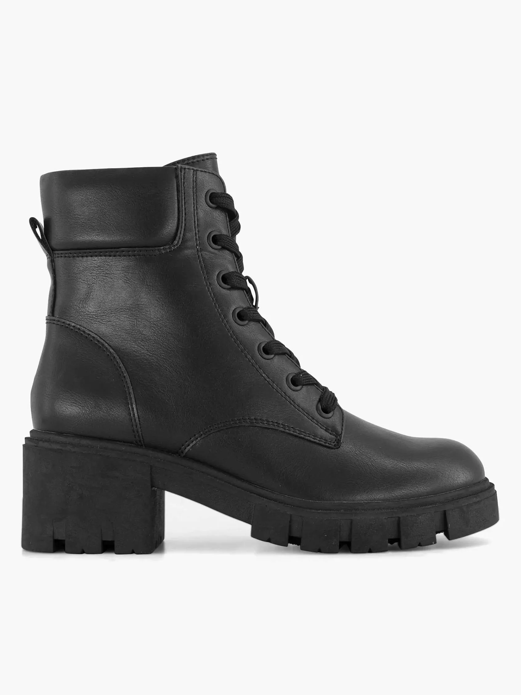 Graceland Enkellaarzen & Boots-Zwarte Veterboot