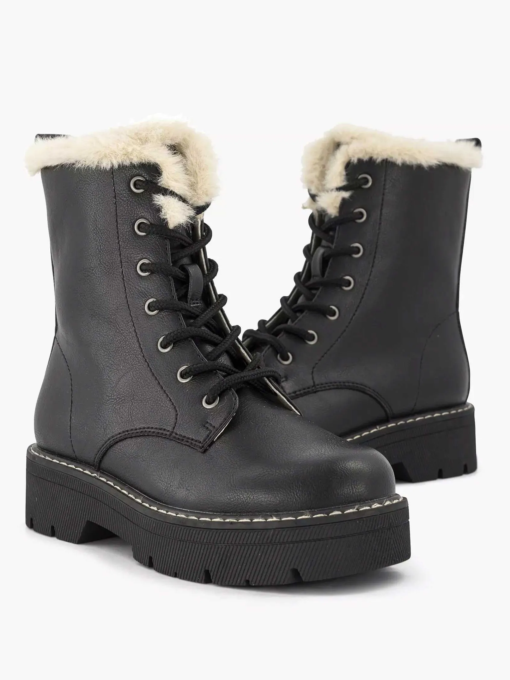 Oxmox Babyschoenen-Zwarte Veterboot