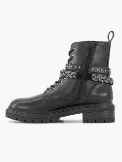 Graceland Enkellaarzen & Boots-Zwarte Veterboot