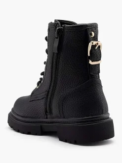 Oxmox Jongensschoenen-Zwarte Veterboot
