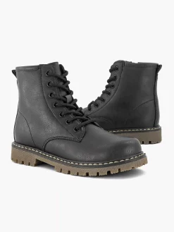 Graceland Babyschoenen-Zwarte Veterboot