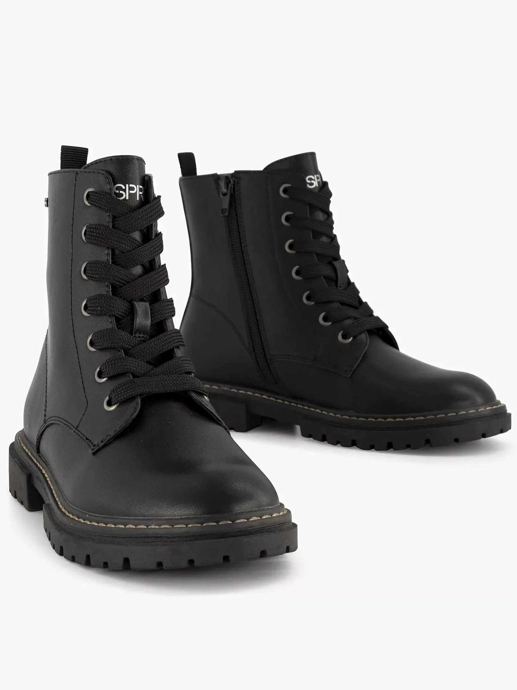 Esprit Babyschoenen-Zwarte Veterboot