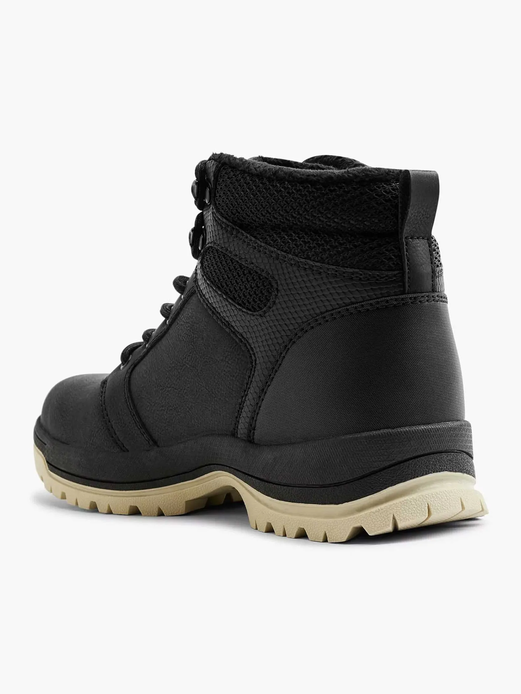 Landrover Sneakers-Zwarte Veterboot