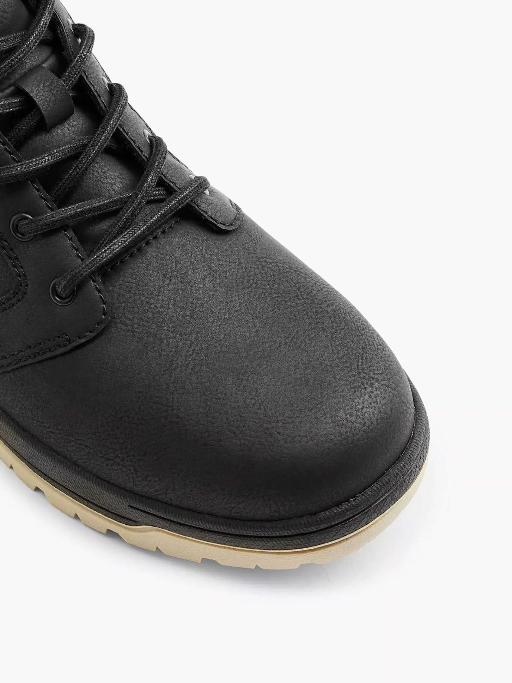 Landrover Sneakers-Zwarte Veterboot