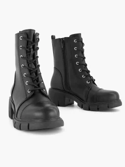Oxmox Jongensschoenen-Zwarte Veterboot