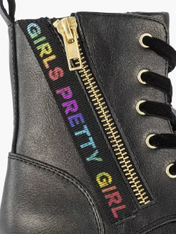 Graceland Jongensschoenen-Zwarte Veterboot