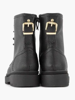 Oxmox Jongensschoenen-Zwarte Veterboot