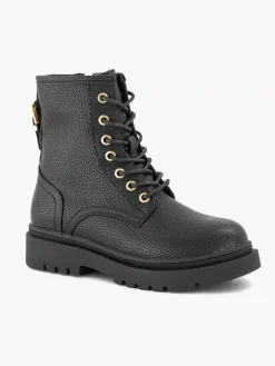 Oxmox Jongensschoenen-Zwarte Veterboot