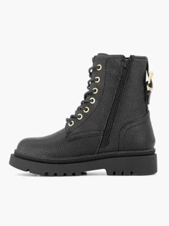 Oxmox Jongensschoenen-Zwarte Veterboot