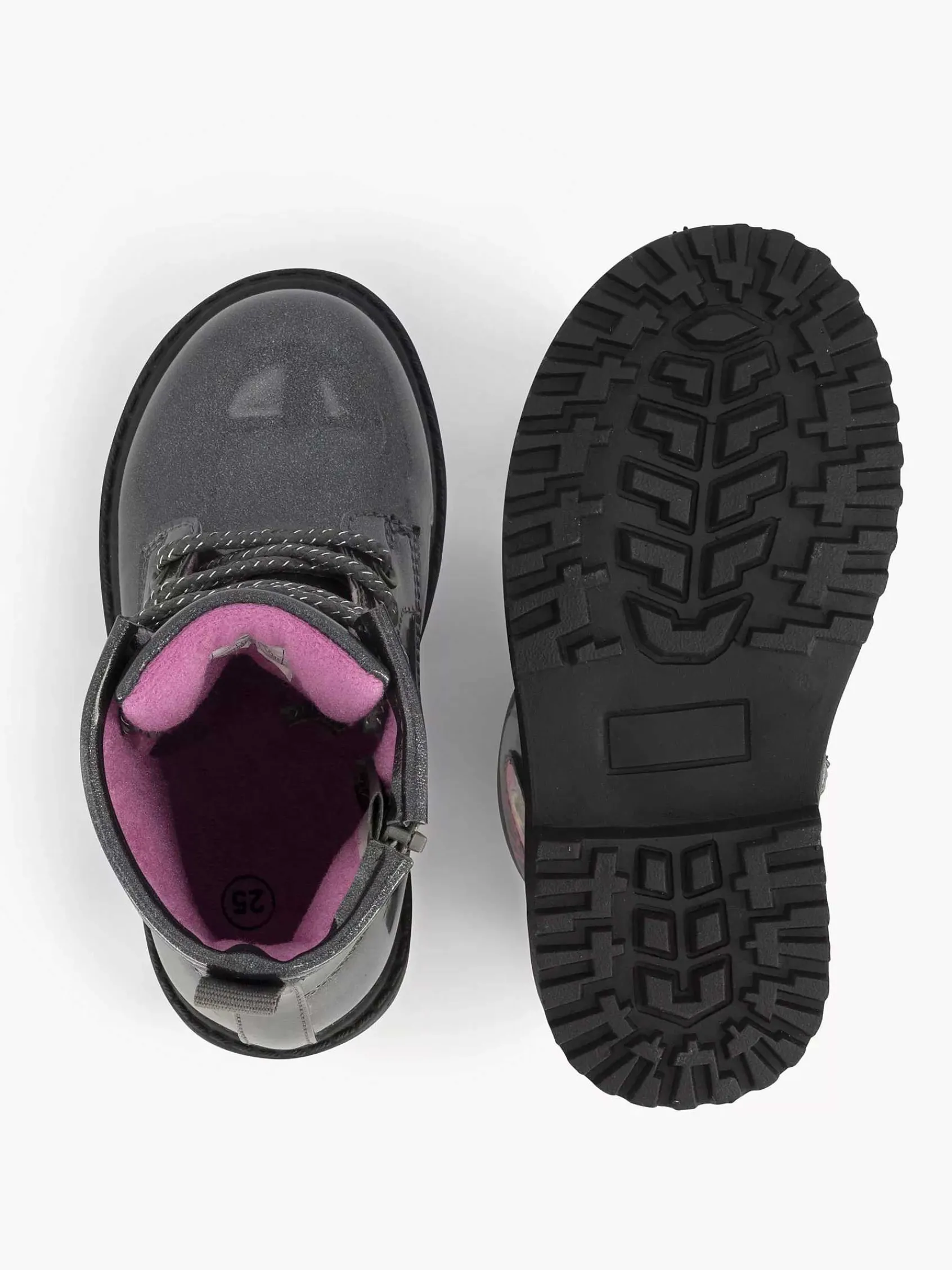 Barbie Jongensschoenen-Zwarte Veterboot