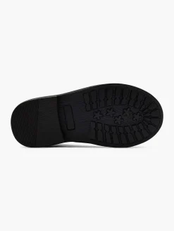 Graceland Jongensschoenen-Zwarte Veterboot Lak