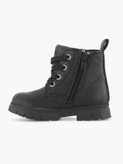 Graceland Jongensschoenen-Zwarte Veterboot Sterretje