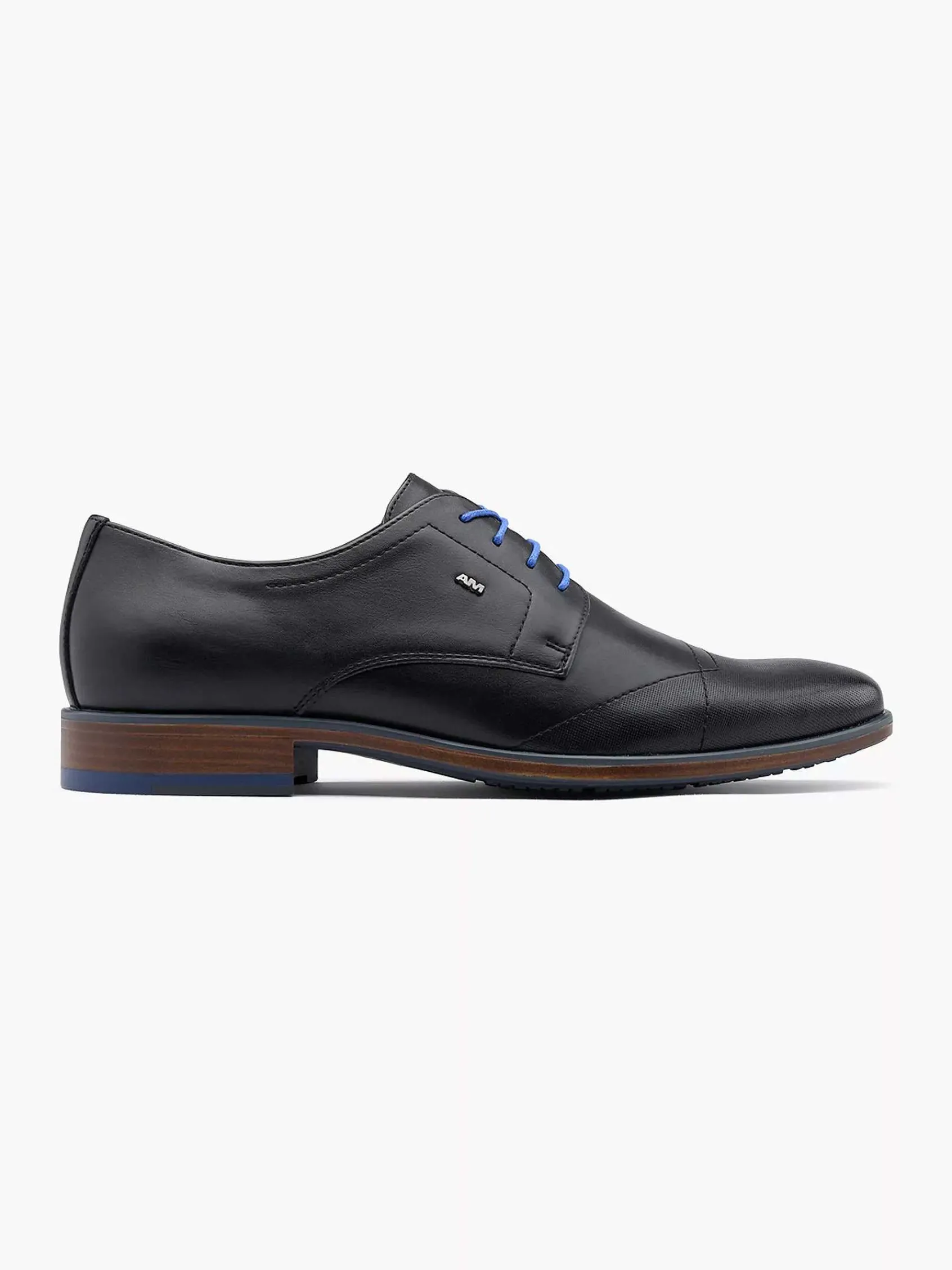 AM SHOE Geklede Schoenen-Zwarte Veterschoen